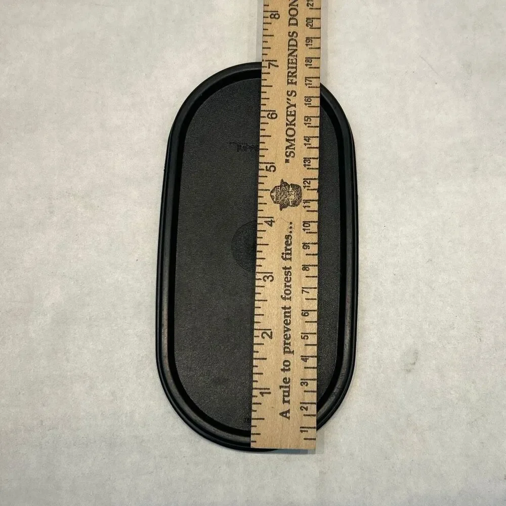 Tupperware Modular Mates Oval Seal Lid Black 1616-21 Replacement LID ONLY